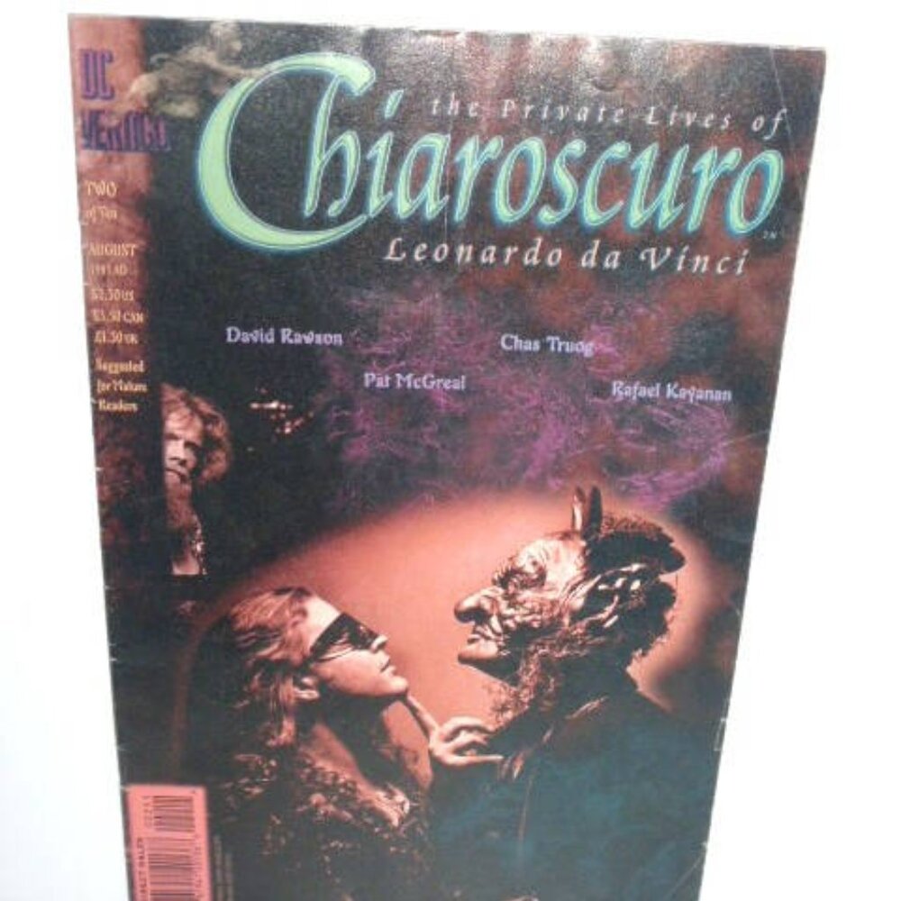 BK18 1995 Private Lives of CHIAROSCURO Leonardo Da Vinci Comic Book #2 of 10